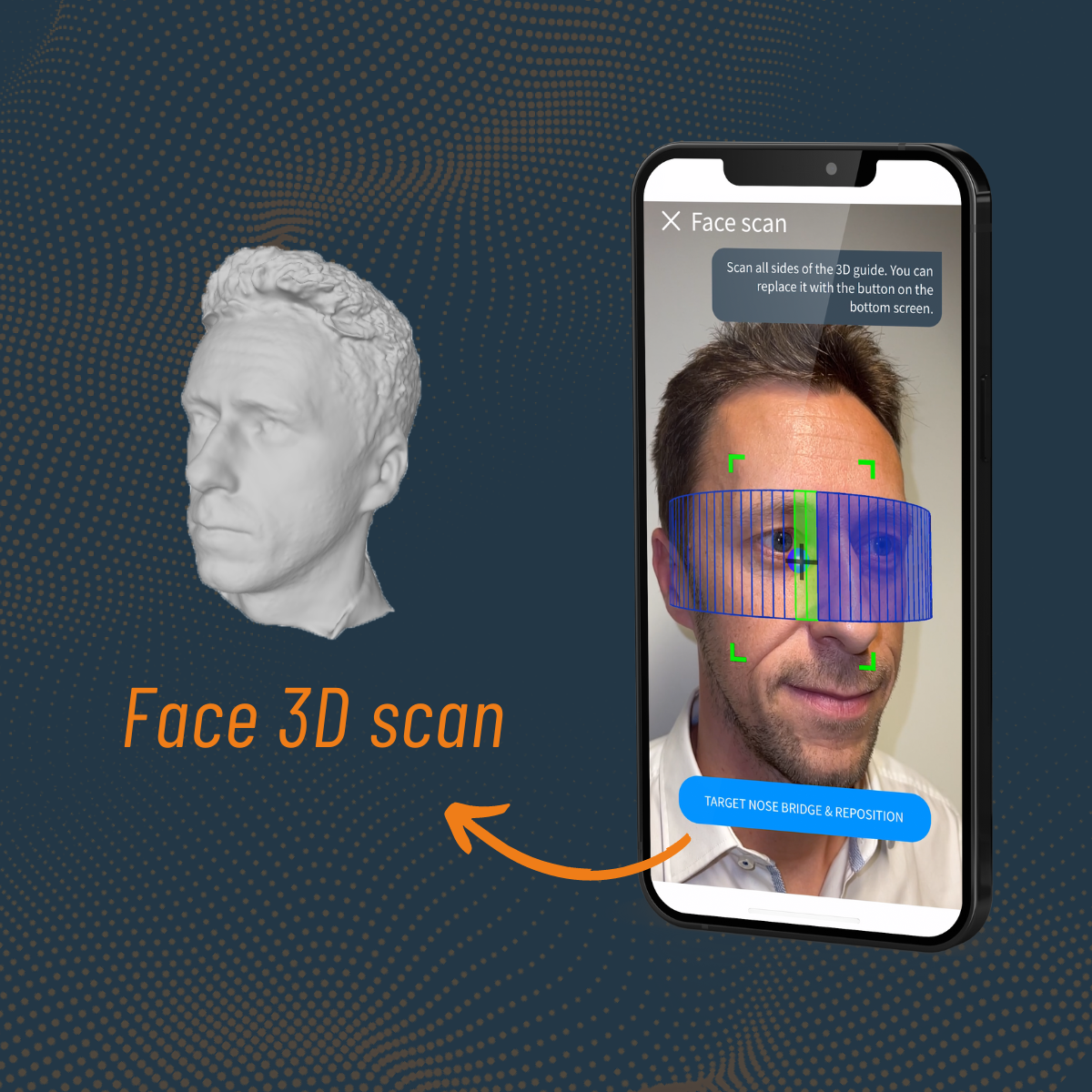 rendu sur téléphone du scan 3d