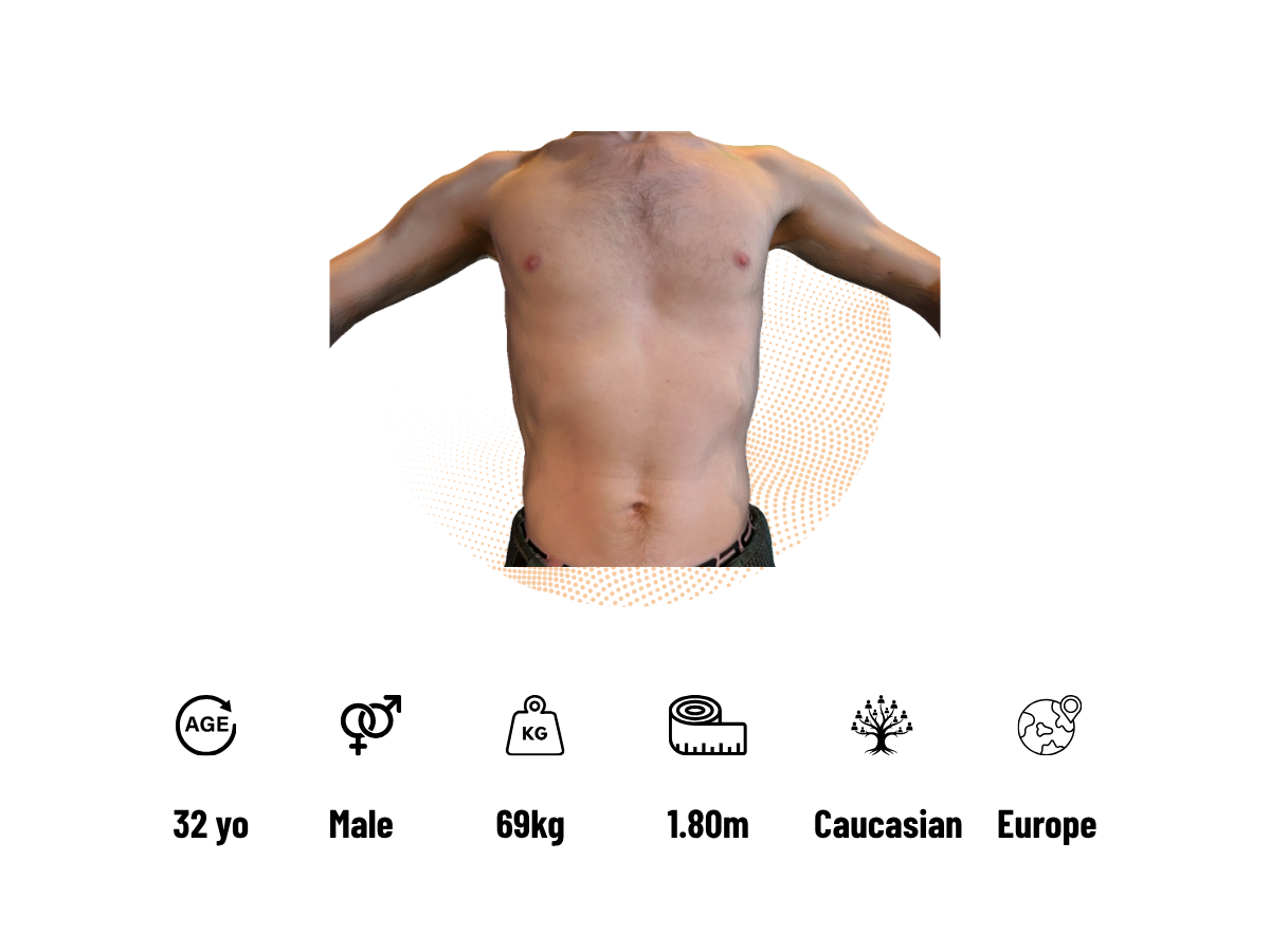 Preview of a 3D mesh and its metadata